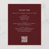 Budget Halloween Alles In Een QR Code Bruiloft (Achterkant)