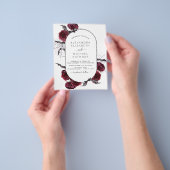 Budget Halloween Autumn Fall Wedding Uitnodiging Flyer (Hand)