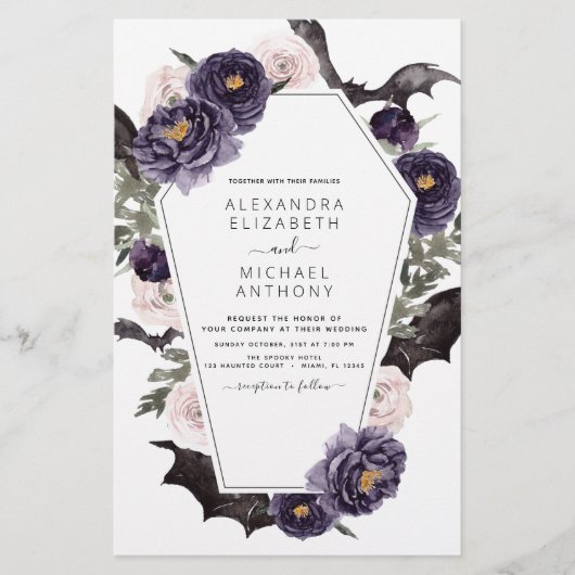 Budget Halloween Autumn Herfst Dark Wedding (Voorkant)