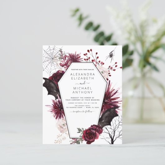 Budget Halloween Autumn Herfst Dark Wedding (Staand voorkant)