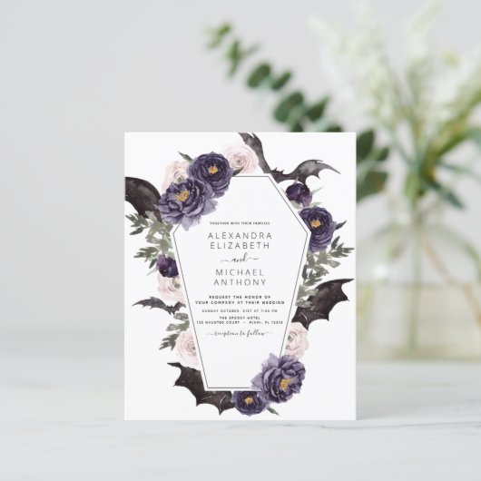 Budget Halloween Autumn Herfst Dark Wedding (Staand voorkant)