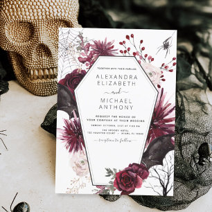 Budget Halloween Autumn Herfst Dark Wedding Flyer