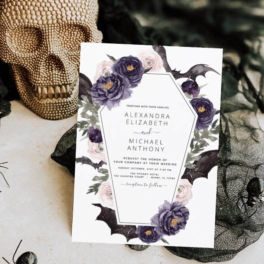 Budget Halloween Autumn Herfst Dark Wedding Flyer