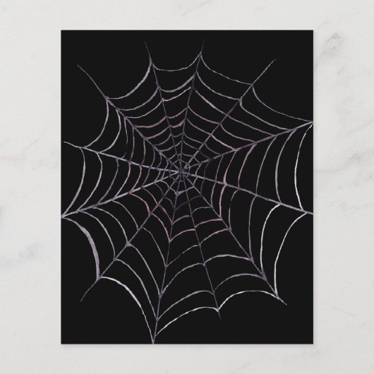 Budget Halloween Autumn Herfst Dark Wedding Flyer (Achterkant)