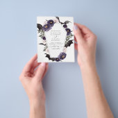 Budget Halloween Autumn Herfst Dark Wedding Flyer (Hand)