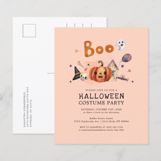 Budget Halloween Costume Kinder Partij (Voorkant / Achterkant)