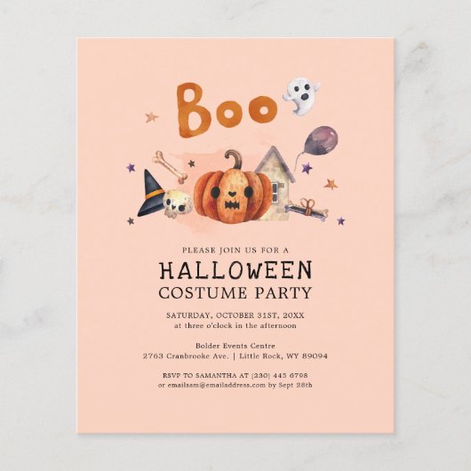 Budget Halloween Costume Kinder Partij (Voorkant)