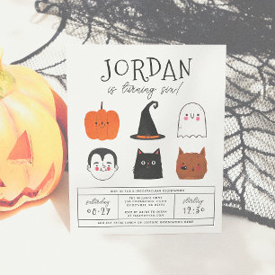 Budget Halloween Friends Modern Boy Birthday Party