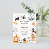 BUDGET Halloween Ghost A Little Boo Baby shower (Staand voorkant)