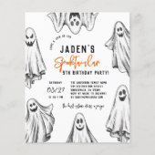 Budget Halloween Ghost Spooktacular Birthday Party (Voorkant)