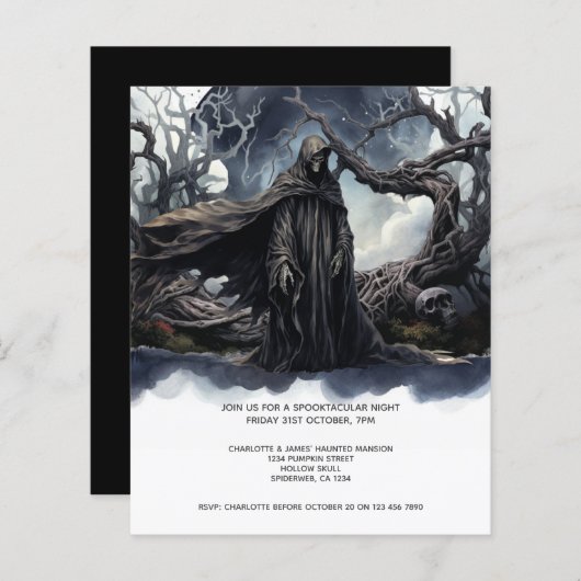 BUDGET Halloween Grim Reaper (Voorkant / Achterkant)