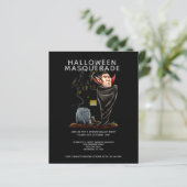 BUDGET Halloween Masquerade Graaf Dracula Graf (Staand voorkant)