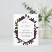 Budget Halloween Paarse Floral Wedding - SM (Staand voorkant)