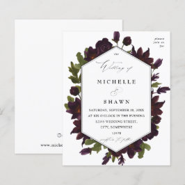 Budget Halloween Paarse Floral Wedding - SM