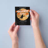 Budget Halloween partijuitnodiging Flyer (Hand)