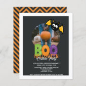 BUDGET Halloween Party Boo en Bat Personated (Voorkant / Achterkant)