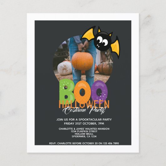 BUDGET Halloween Party Boo en Bat Personated (Voorkant)