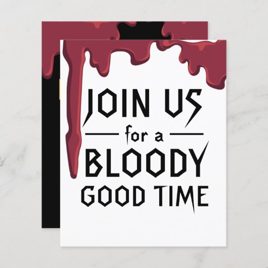 BUDGET Halloween Party - Gepland - Tijd (Voorkant / Achterkant)