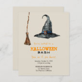 Budget Halloween party grappige Uitnodiging (Voorkant / Achterkant)