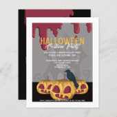 BUDGET Halloween Party pomkin Driving Blood Crow (Voorkant / Achterkant)