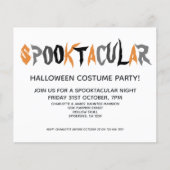 BUDGET Halloween Spooktacular Feest Gestreepte (Voorkant)