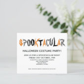 BUDGET Halloween Spooktacular Party striped (Staand voorkant)