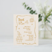 BUDGET Hand Drawn Illustrated New Years Eve Party (Staand voorkant)