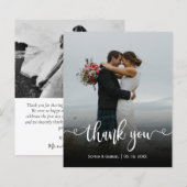 Budget Hand Lettered Weddenschap Foto Hartelijk da (Voorkant / Achterkant)