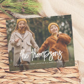 Budget Handgeschreven familienaam 2 Foto Vakantie