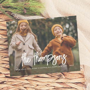 Budget Handgeschreven familienaam 2 Foto Vakantie