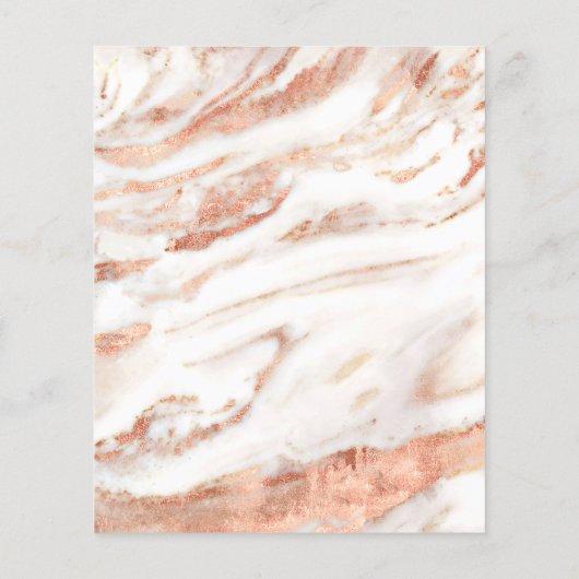 BUDGET Handgeschreven Roos Gold Marble Opslaan Dat (Achterkant)