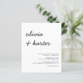 BUDGET Handgeschreven Script Geborsteld Foto Bruil (Staand voorkant)