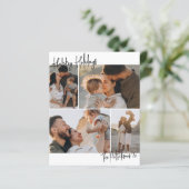 Budget Handwriting 4 Multi-Photo Kerstfeestdag (Staand voorkant)