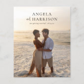 Budget Happily Ever After Feest Foto Huwelijk (Achterkant)