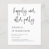 Budget Happily Ever After Feest Foto Huwelijk (Voorkant)