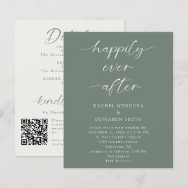 Budget Happily Ever After Trouwkaart 2-zijdig Deta
