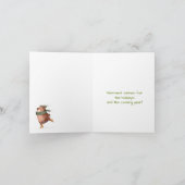 Budget Happy Beer Loves Christmas Sneeuwboom Kaart (Binnen)