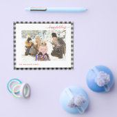 Budget Happy Holiday Pset Moderne 2-fotokaart Flyer (Enkel)