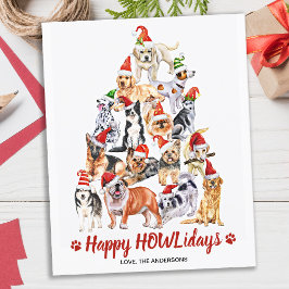 Budget Happy HOWLidays Hondenliefhebber kerstpostc