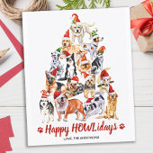 Budget Happy HOWLidays Hondenliefhebber kerstpostc
