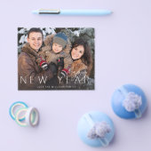 Budget Happy Nieuwjaar Minimaliserende Foto 3 Flyer (Enkel)