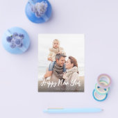 Budget Happy Nieuwjaar minimalistische foto 4 Vert Flyer (Enkel)