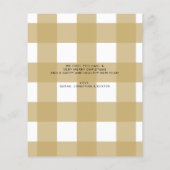 BUDGET Hart Goud Vrolijk Script Foto Kerstmis (Achterkant)