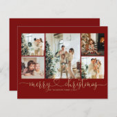 BUDGET Hart Script Gold Red Christmas 5 Foto (Voorkant / Achterkant)