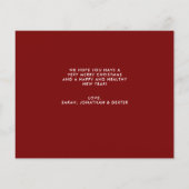 BUDGET Hart Script Gold Red Christmas 5 Foto (Achterkant)