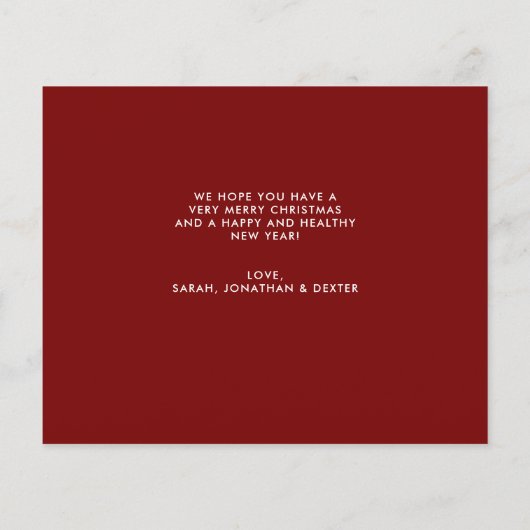 BUDGET Hart Script Gold Red Christmas 5 Foto (Achterkant)