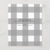 BUDGET Hart Zilver Vrolijk Script Foto Kerstmis (Achterkant)