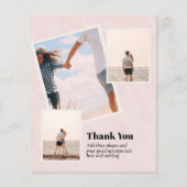 BUDGET HARTELIJK DANK Je Foto Collage Modern Flyer (Voorkant)