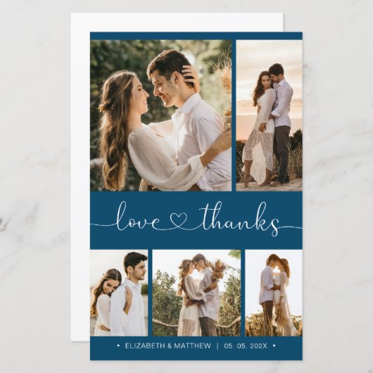 Budget Hartscript Collage Weddenschap Hartelijk da (Voorkant / Achterkant)