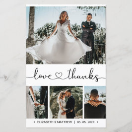 Budget hartscript Foto bruiloft Hartelijk dank